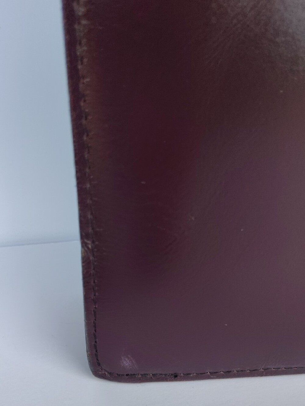 VTG Pegasus Leather Drop-Handle Briefcase Portfolio Oxblood - USA Made - Picture 6 of 13